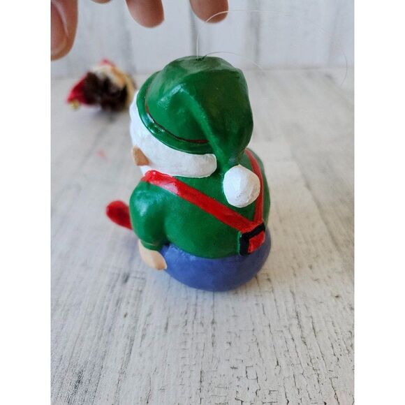 Dept 56 vintage Santa ornament elf tree decor - Picture 2 of 8